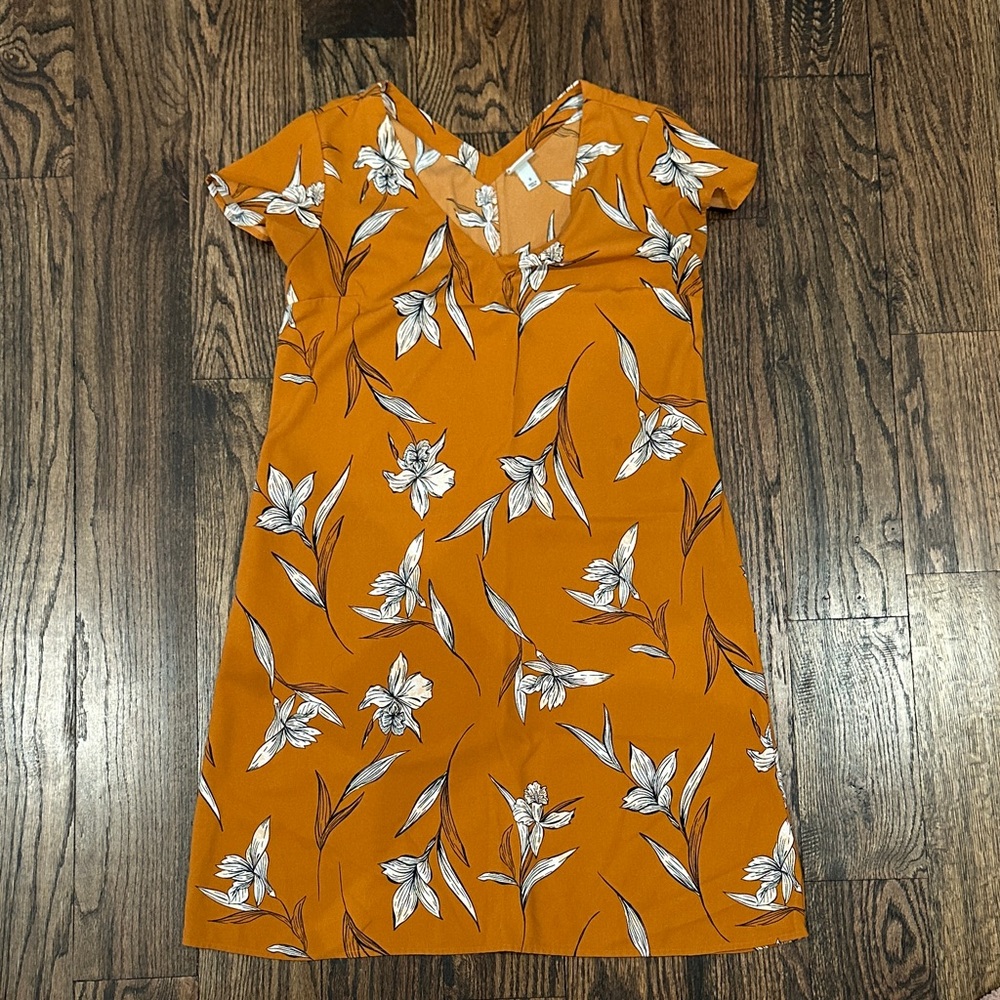 Floral Marigold Dress